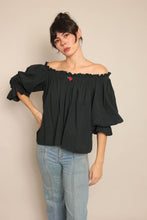 80s Anna Konya Blouse