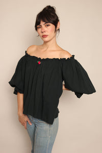 80s Anna Konya Blouse