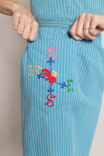 60s Rooster & Compass Rose Dress