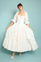 80s Laura Ashley Bo Peep Wedding Dress Set