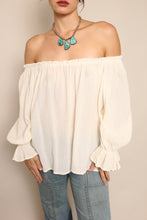 70s Gauze Cotton Blouse