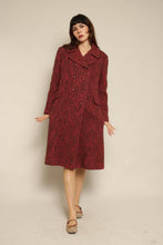 1960s Pink Tweed Wool Peacoat