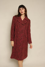 1960s Pink Tweed Wool Peacoat