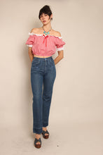 70s Accent Piping Jeans