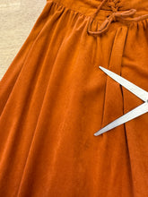 70s Burnt Sienna Prairie Skirt