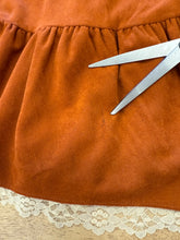 70s Burnt Sienna Prairie Skirt