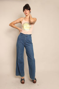 70s Wide Leg Bell Bottoms