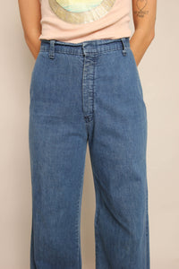 70s Wide Leg Bell Bottoms