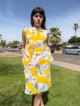 60s Butterfly Print Dress