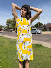 60s Butterfly Print Dress
