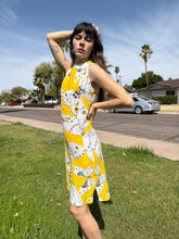 60s Butterfly Print Dress