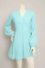 60s Blue Babydoll Dress