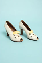 40s Peep Toe Heels With Bows