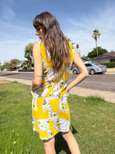 60s Butterfly Print Dress