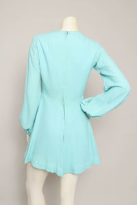 60s Blue Babydoll Dress