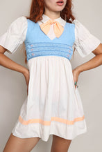 70s Ascot Tie Mini Dress