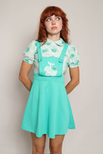 70s Apple Pinafore Dress
