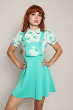 70s Apple Pinafore Dress
