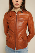 1980s Reversible Leather & Tweed Cafe Racer Moto Jacket