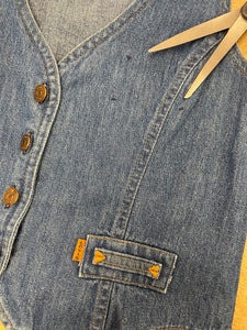 70s Levi's Arrow Stitching Vest