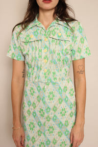 70s Mod Floral Dress