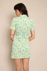 70s Mod Floral Dress