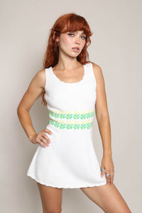 60s Knit Tennis Dress