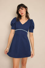 70s Puff Sleeve Mini Dress