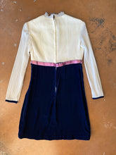 70s Victorian Velvet Mini Dress