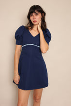 70s Puff Sleeve Mini Dress