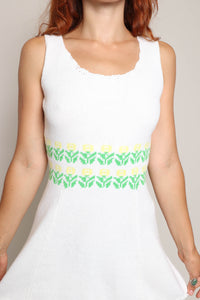 60s Knit Tennis Dress