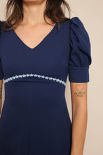 70s Puff Sleeve Mini Dress