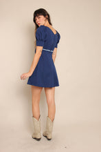 70s Puff Sleeve Mini Dress