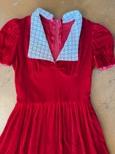 70s Velvet Babydoll Mini Dress