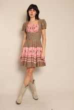 60s Floral Prairie Dress