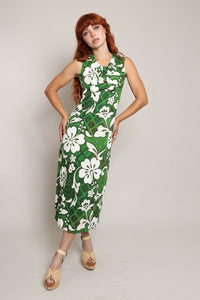 60s Cotton Hawaiian Dress