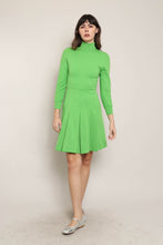 60s Green Sweater Dress