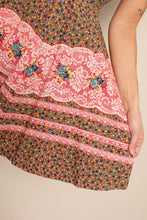 60s Floral Prairie Dress