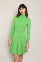 60s Green Sweater Dress