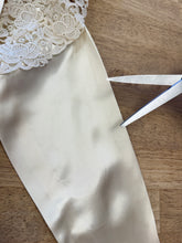40s Satin Wedding Dress With Train