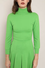 60s Green Sweater Dress