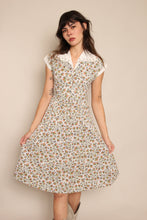 50s Studded Collar Dress
