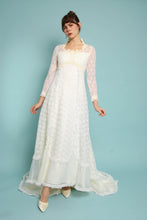 70s Victorian Lace Wedding Dress With Train