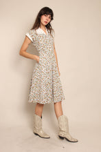 50s Studded Collar Dress