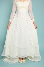 70s Victorian Lace Wedding Dress With Train