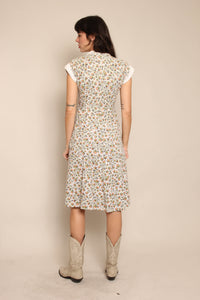 50s Studded Collar Dress