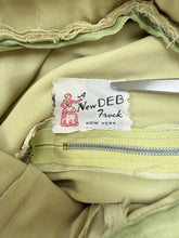 50s Celery Sequined Wiggle Dress