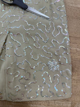 50s Celery Sequined Wiggle Dress