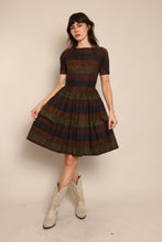 60s Damask Striped Dress
