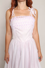 70s Lilac Chiffon Gown